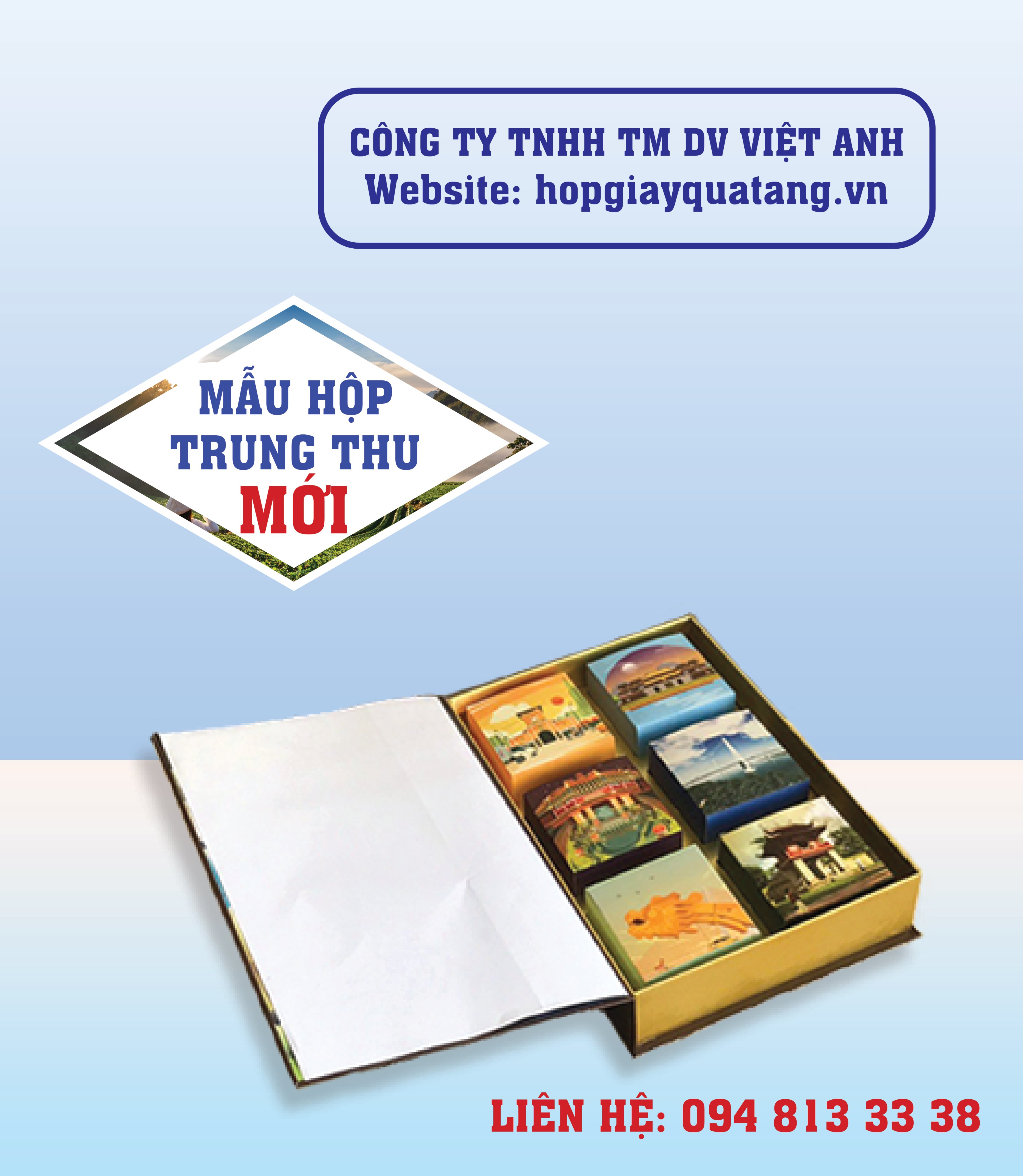 THIẾT KẾ VÀ SẢN XUẤT HỘP QUÀ TẶNG TRUNG THU CAO CẤP